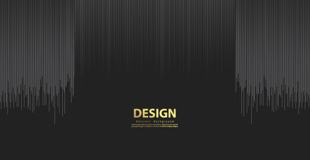 Vector Stripe pattern. Geometric texture background. Abstract lines wallpaper. Vector template for your ideas. EPS10 - Illustrationのイラスト素材