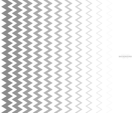 Wave line and wavy zigzag pattern lines. Abstract wave geometric texture dot halftone. Chevrons wallpaper. Digital paper for page fills, web designing, textile print. Vector art.のイラスト素材