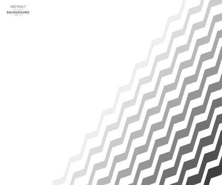 Wave line and wavy zigzag pattern lines. Abstract wave geometric texture dot halftone. Chevrons wallpaper. Digital paper for page fills, web designing, textile print. Vector art.のイラスト素材