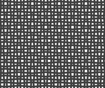 Wave, zigzag lines pattern. Black wavy line on white background. Texture vector - illustrationのイラスト素材
