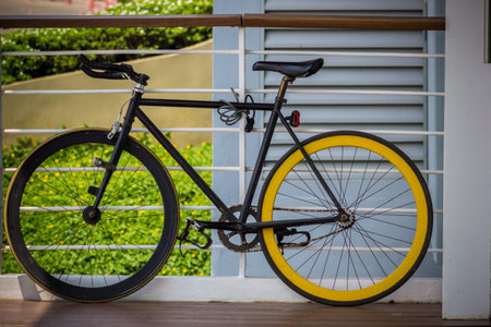 black bikeの写真素材