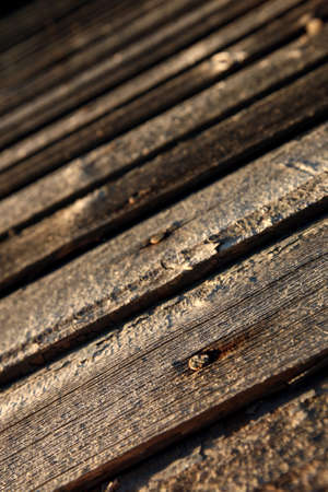 close up of a barn wood wall close up of boards and nailsの写真素材