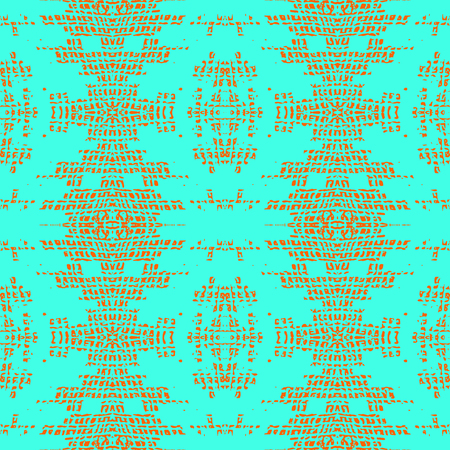 Teal orange pattern.のイラスト素材