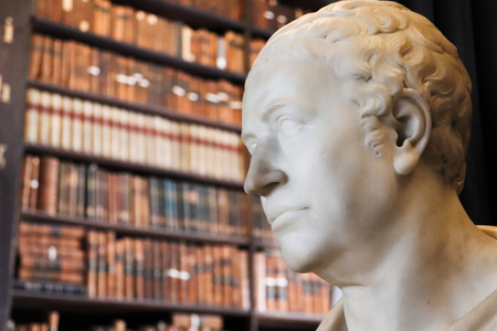 Bust Long Room Trinity Collegeのeditorial素材