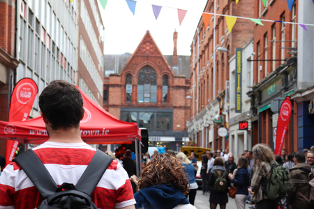 Street Fair Dublin Irelandのeditorial素材