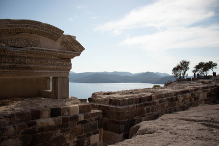 Ancient Amphitheatre Milos, Greeceのeditorial素材