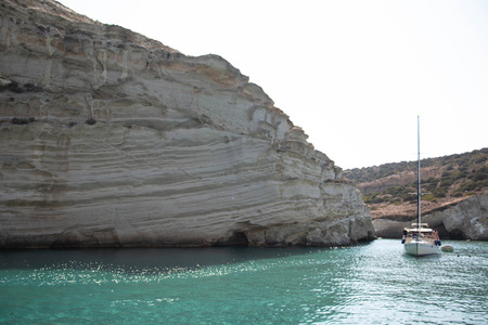 Fishing of Mandrakia, Milos, Greeceのeditorial素材