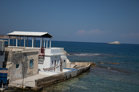 Fishing of Mandrakia, Milos, Greeceのeditorial素材