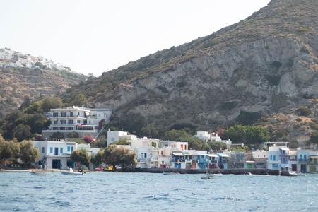 Aerti fishing village, Milos, Greeceのeditorial素材