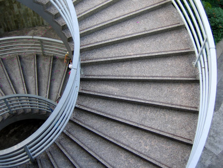 Stairs in circle pattern