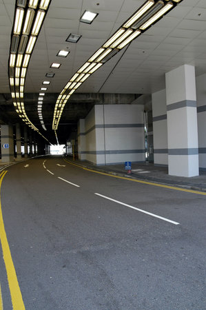Tunnel with light