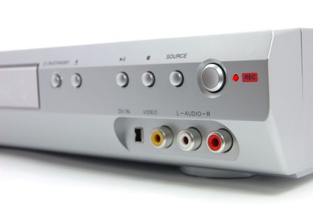 DVD recorder in recordingの写真素材