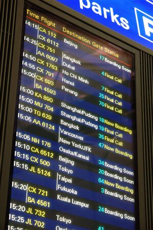Flight Departure Information Board At Airportのeditorial素材 ストックフォト 写真素材のstock Foto ストックドットフォト
