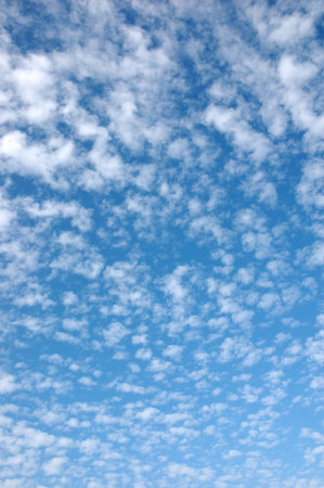Background of clouds on blue sky