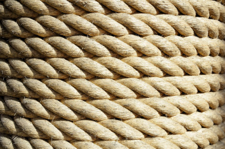 Close up of rope backgroundの写真素材