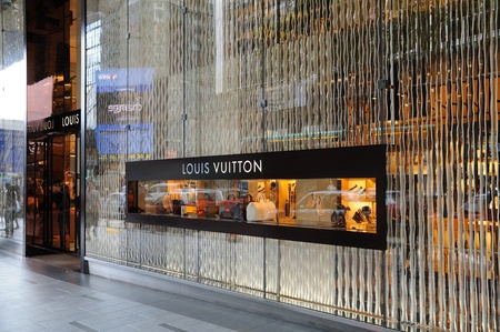 Louis Vuitton boutique in Hong Kongのeditorial素材