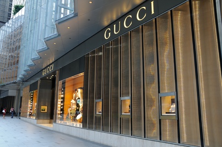 Gucci boutique in Hong Kongのeditorial素材
