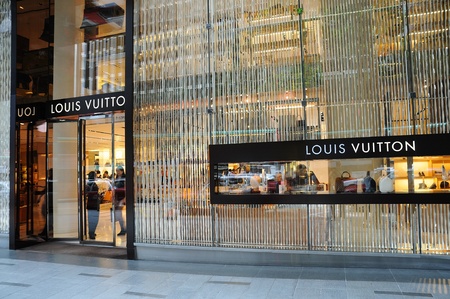 Louis Vuitton boutique in Hong Kong のeditorial素材