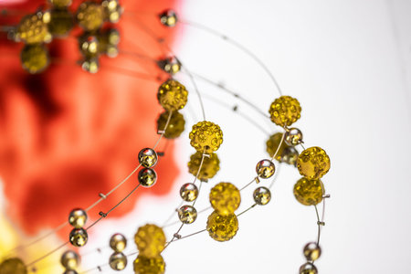 image of beautiful yellow necklace