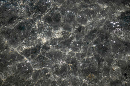 Texture of clear blurred sea. Clear water texture. Blurred water.の写真素材