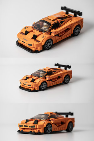 Sportcars on a white background. Unique racecars.の写真素材