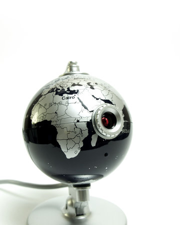 Globe webcamの写真素材