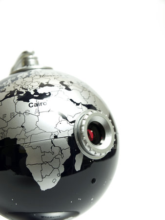 Globe webcamの写真素材