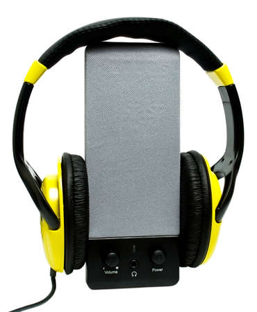 Speaker headphonesの写真素材