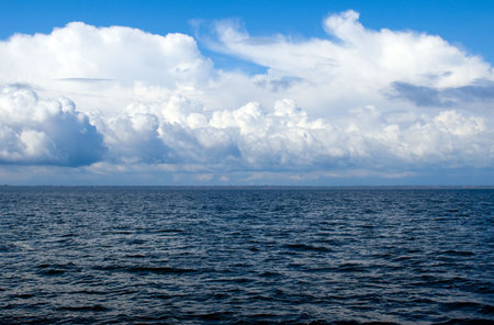 cloudy blue sky
