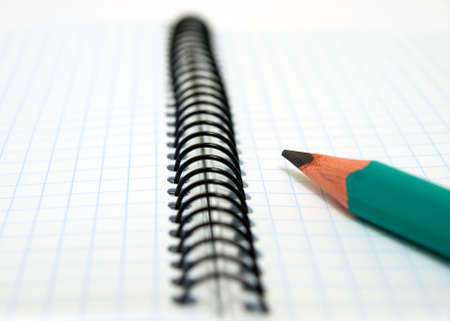 Notebook and pencilの写真素材