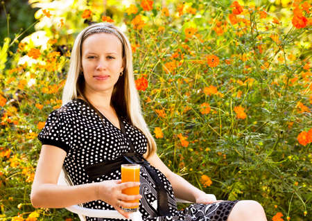 Beautiful pregnant girlの写真素材