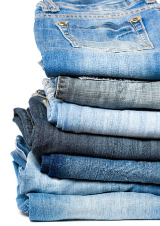 Blue denim jeans.の写真素材