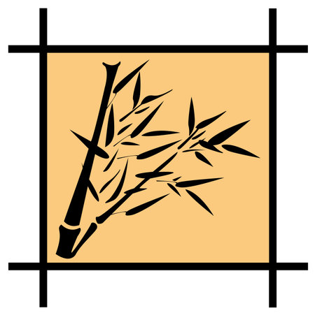 Bamboo vector illustrationのイラスト素材