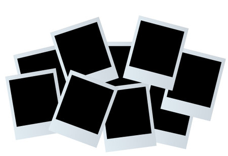 Vector image of photo card