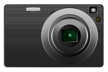 Digital photo camera, vector illustrationのイラスト素材