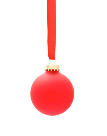 Christmas ball isolated on the backgroundの写真素材