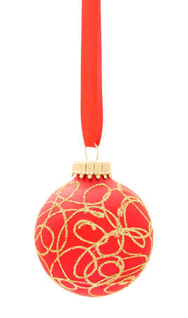 Christmas ball isolated on the backgroundの写真素材