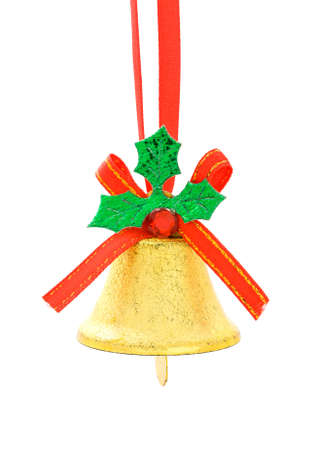 Christmas bell isolated on the backgroundの写真素材