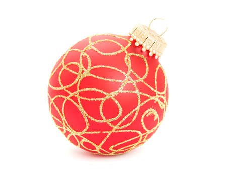 Christmas ball isolated on the backgroundの写真素材