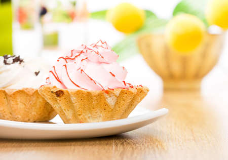Tasty sweet cakeの写真素材