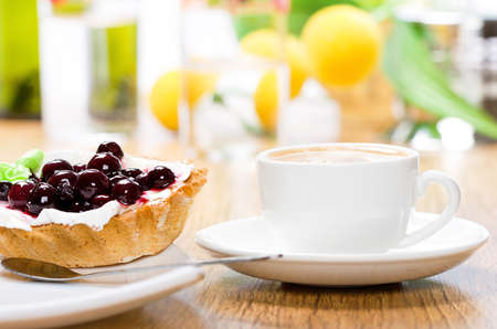 Dessert and coffeeの写真素材