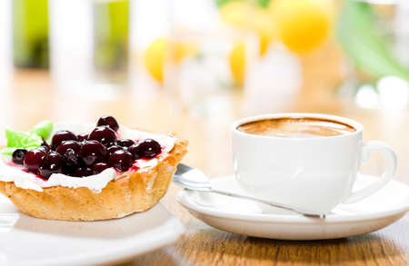 Dessert and coffeeの写真素材
