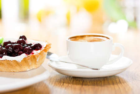 Dessert and coffeeの写真素材