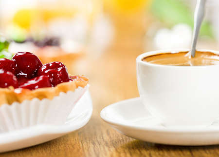 Dessert and coffeeの写真素材
