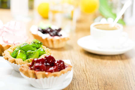 Dessert and coffeeの写真素材