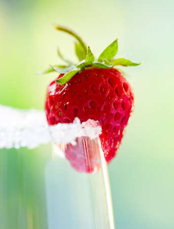 Cocktail strawberryの写真素材