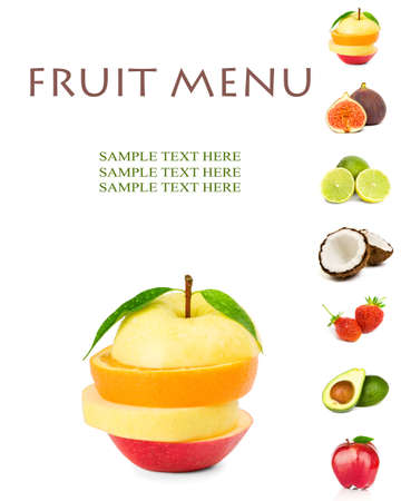 FRUIT MENU の写真素材