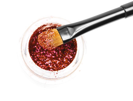 Makeup brushes powder の写真素材