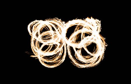 Abstract Drawing, burning figureの写真素材