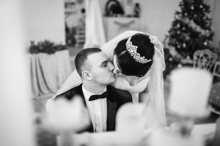 Pretty wedding couple の写真素材